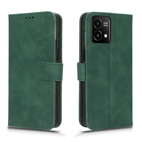 Coque Portefeuille Livre Cuir Etui Clapet L01Z pour Motorola Moto G Stylus (2023) 5G Vert