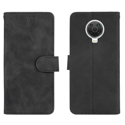 Coque Portefeuille Livre Cuir Etui Clapet L01Z pour Nokia 6.3 Noir