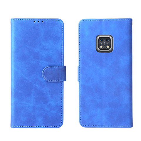 Coque Portefeuille Livre Cuir Etui Clapet L01Z pour Nokia XR20 Bleu