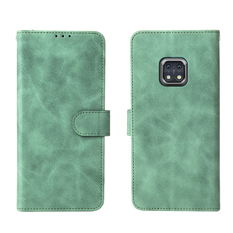 Coque Portefeuille Livre Cuir Etui Clapet L01Z pour Nokia XR20 Vert