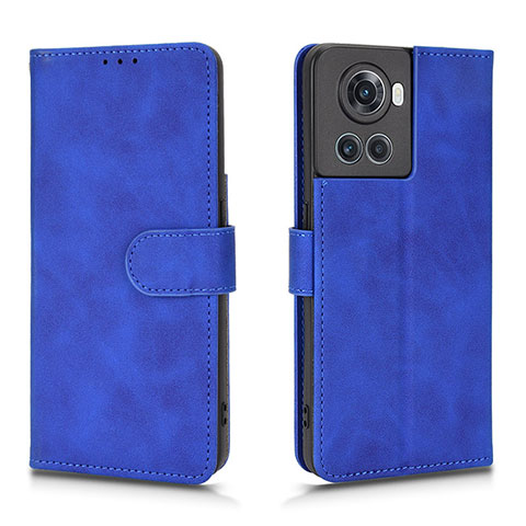 Coque Portefeuille Livre Cuir Etui Clapet L01Z pour OnePlus 10R 5G Bleu