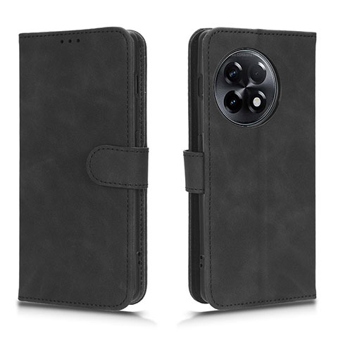 Coque Portefeuille Livre Cuir Etui Clapet L01Z pour OnePlus 11R 5G Noir