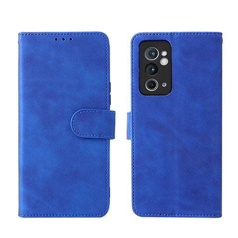 Coque Portefeuille Livre Cuir Etui Clapet L01Z pour OnePlus 9RT 5G Bleu