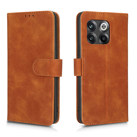 Coque Portefeuille Livre Cuir Etui Clapet L01Z pour OnePlus Ace Pro 5G Marron