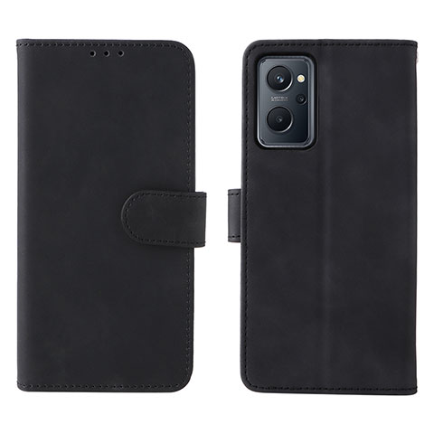 Coque Portefeuille Livre Cuir Etui Clapet L01Z pour Oppo K10 4G Noir