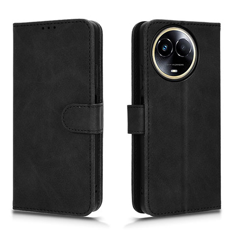 Coque Portefeuille Livre Cuir Etui Clapet L01Z pour Realme 11X 5G Noir