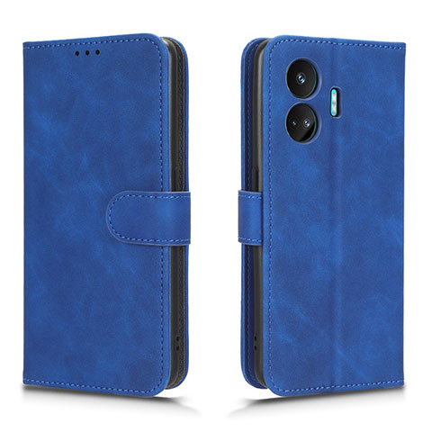 Coque Portefeuille Livre Cuir Etui Clapet L01Z pour Realme GT Neo5 SE 5G Bleu