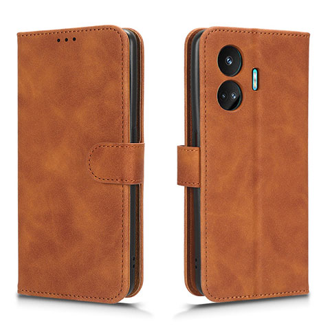 Coque Portefeuille Livre Cuir Etui Clapet L01Z pour Realme GT Neo5 SE 5G Marron