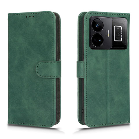 Coque Portefeuille Livre Cuir Etui Clapet L01Z pour Realme GT3 5G Vert