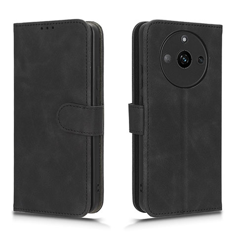 Coque Portefeuille Livre Cuir Etui Clapet L01Z pour Realme Narzo 60 5G Noir