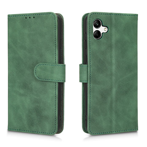 Coque Portefeuille Livre Cuir Etui Clapet L01Z pour Samsung Galaxy A04 4G Vert