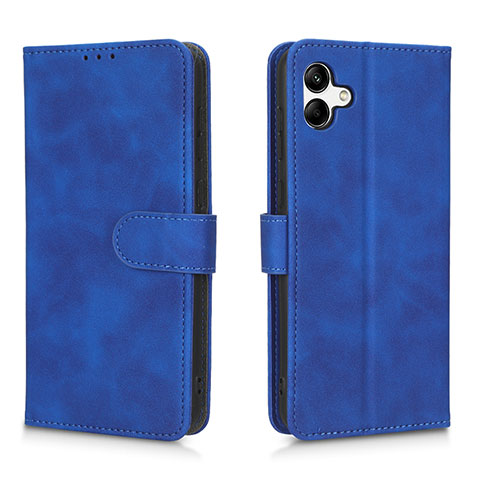 Coque Portefeuille Livre Cuir Etui Clapet L01Z pour Samsung Galaxy A04E Bleu