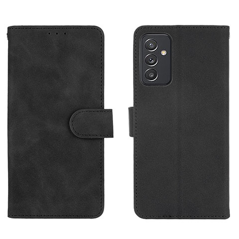 Coque Portefeuille Livre Cuir Etui Clapet L01Z pour Samsung Galaxy A15 4G Noir