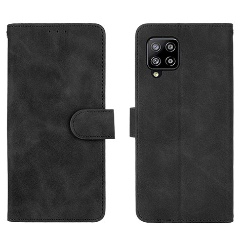 Coque Portefeuille Livre Cuir Etui Clapet L01Z pour Samsung Galaxy A42 5G Noir