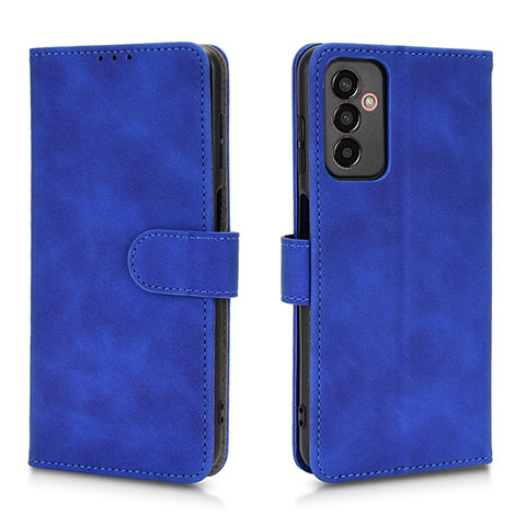 Coque Portefeuille Livre Cuir Etui Clapet L01Z pour Samsung Galaxy F13 4G Bleu