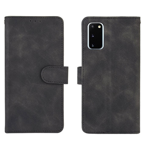 Coque Portefeuille Livre Cuir Etui Clapet L01Z pour Samsung Galaxy S20 FE (2022) 5G Noir