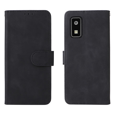 Coque Portefeuille Livre Cuir Etui Clapet L01Z pour Sharp Aquos wish Noir