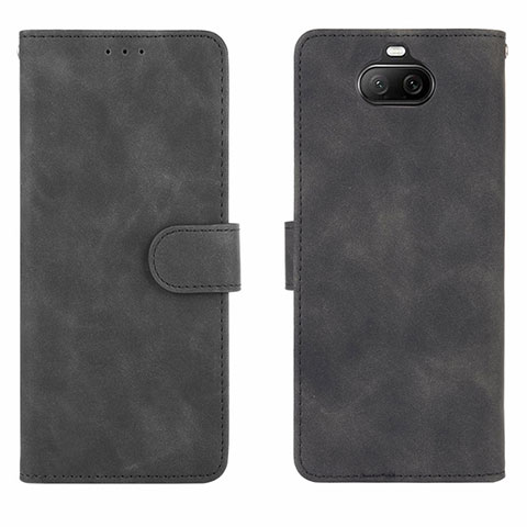 Coque Portefeuille Livre Cuir Etui Clapet L01Z pour Sony Xperia 8 Lite Noir