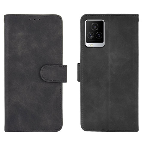 Coque Portefeuille Livre Cuir Etui Clapet L01Z pour Vivo iQOO 7 Legend 5G Noir