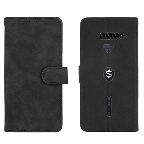 Coque Portefeuille Livre Cuir Etui Clapet L01Z pour Xiaomi Black Shark 4 5G Noir