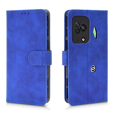 Coque Portefeuille Livre Cuir Etui Clapet L01Z pour Xiaomi Black Shark 5 Pro 5G Bleu