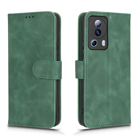 Coque Portefeuille Livre Cuir Etui Clapet L01Z pour Xiaomi Civi 2 5G Vert