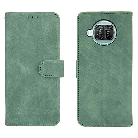 Coque Portefeuille Livre Cuir Etui Clapet L01Z pour Xiaomi Mi 10i 5G Vert