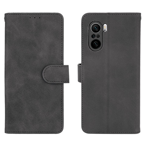 Coque Portefeuille Livre Cuir Etui Clapet L01Z pour Xiaomi Mi 11i 5G Noir