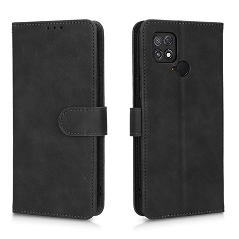 Coque Portefeuille Livre Cuir Etui Clapet L01Z pour Xiaomi Poco C40 Noir