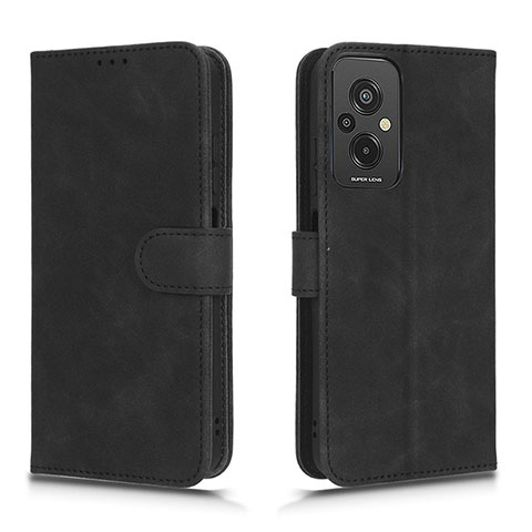 Coque Portefeuille Livre Cuir Etui Clapet L01Z pour Xiaomi Redmi 11 Prime 4G Noir