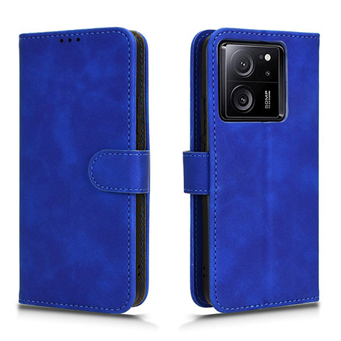 Coque Portefeuille Livre Cuir Etui Clapet L01Z pour Xiaomi Redmi K60 Ultra 5G Bleu