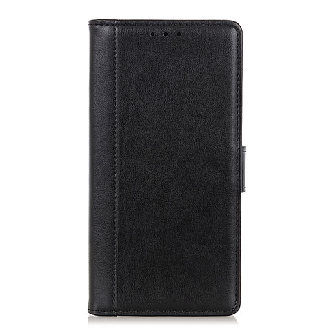 Coque Portefeuille Livre Cuir Etui Clapet L02 pour Alcatel 1C (2019) Noir