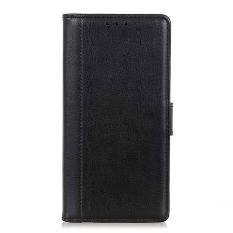 Coque Portefeuille Livre Cuir Etui Clapet L02 pour Alcatel 3X Noir