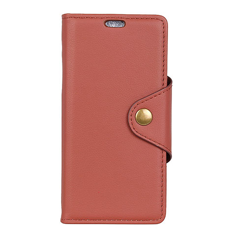 Coque Portefeuille Livre Cuir Etui Clapet L02 pour Asus ZenFone Live L1 ZA550KL Marron