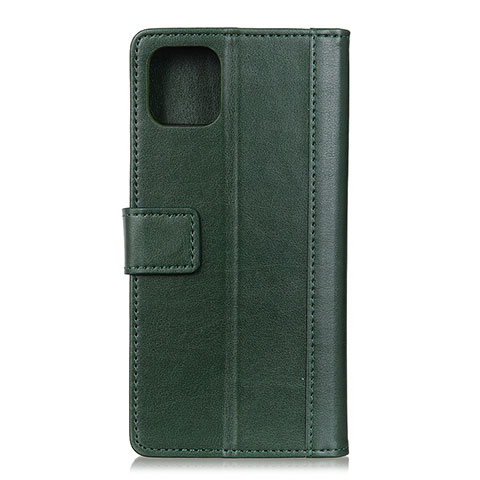 Coque Portefeuille Livre Cuir Etui Clapet L02 pour Google Pixel 4 XL Vert