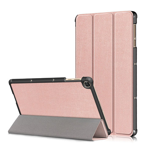 Coque Portefeuille Livre Cuir Etui Clapet L02 pour Huawei MatePad T 10s 10.1 Or Rose