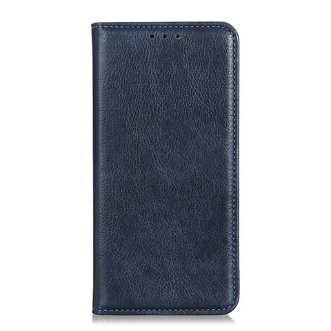 Coque Portefeuille Livre Cuir Etui Clapet L02 pour Huawei P Smart (2021) Bleu