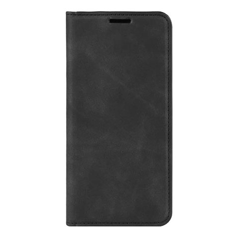 Coque Portefeuille Livre Cuir Etui Clapet L02 pour Huawei P40 Noir