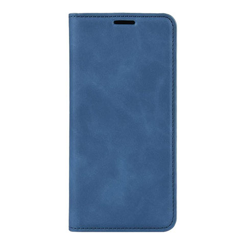 Coque Portefeuille Livre Cuir Etui Clapet L02 pour Huawei P40 Pro Bleu