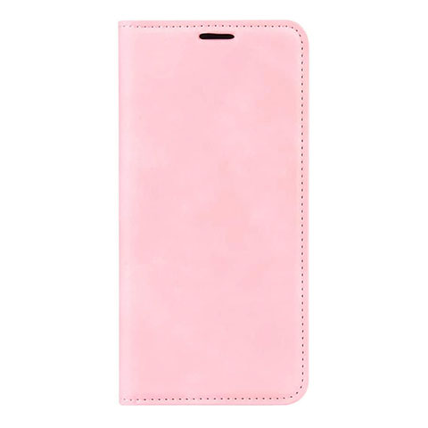 Coque Portefeuille Livre Cuir Etui Clapet L02 pour Huawei P40 Pro Rose