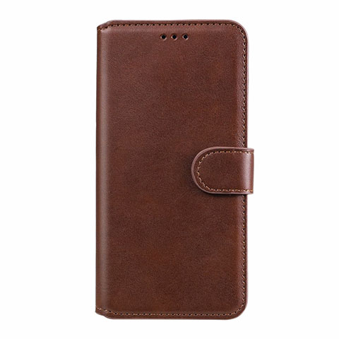 Coque Portefeuille Livre Cuir Etui Clapet L02 pour Motorola Moto E6s (2020) Marron