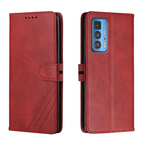 Coque Portefeuille Livre Cuir Etui Clapet L02 pour Motorola Moto Edge S Pro 5G Rouge