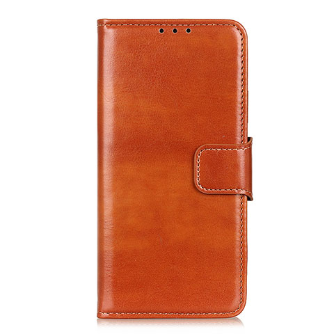 Coque Portefeuille Livre Cuir Etui Clapet L02 pour Motorola Moto One Fusion Plus Orange