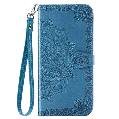 Coque Portefeuille Livre Cuir Etui Clapet L02 pour Oppo A31 Bleu Ciel