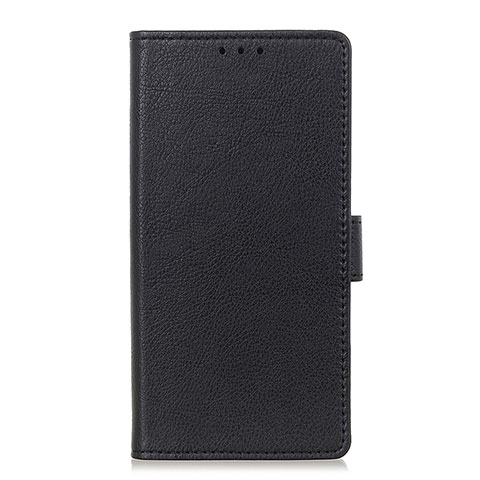 Coque Portefeuille Livre Cuir Etui Clapet L02 pour Realme 6 Noir