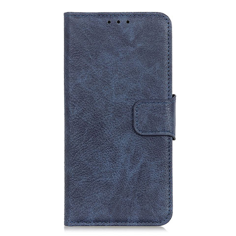 Coque Portefeuille Livre Cuir Etui Clapet L02 pour Realme C11 Bleu