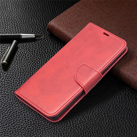 Coque Portefeuille Livre Cuir Etui Clapet L02 pour Samsung Galaxy S20 FE 4G Rouge