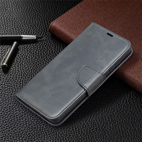 Coque Portefeuille Livre Cuir Etui Clapet L02 pour Samsung Galaxy S20 Lite 5G Noir