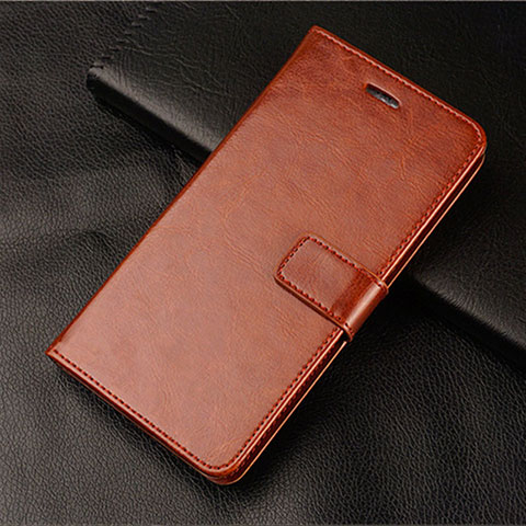 Coque Portefeuille Livre Cuir Etui Clapet L02 pour Xiaomi Mi 10 Pro Marron