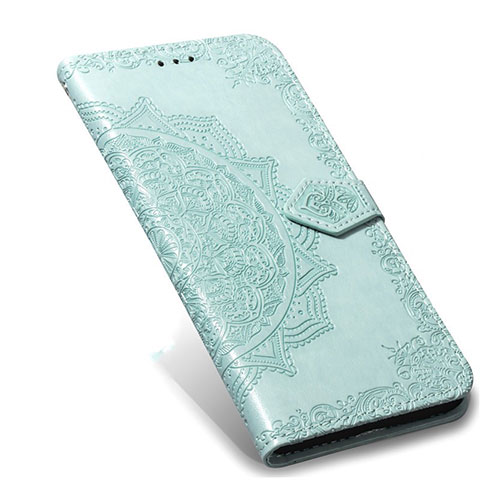 Coque Portefeuille Livre Cuir Etui Clapet L02 pour Xiaomi Mi Note 10 Lite Vert